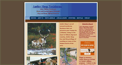 Desktop Screenshot of antlershoptaxidermy.com